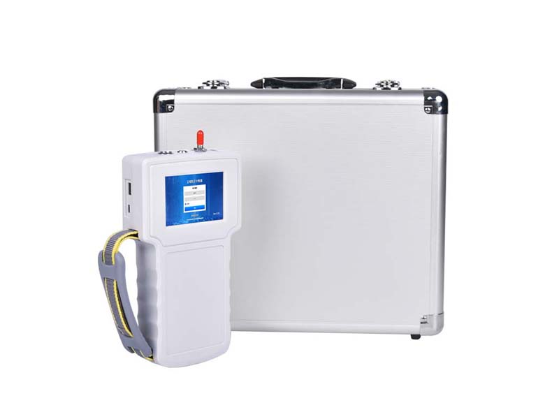 Handheld dust particle counter, portable air quality monitoring device
