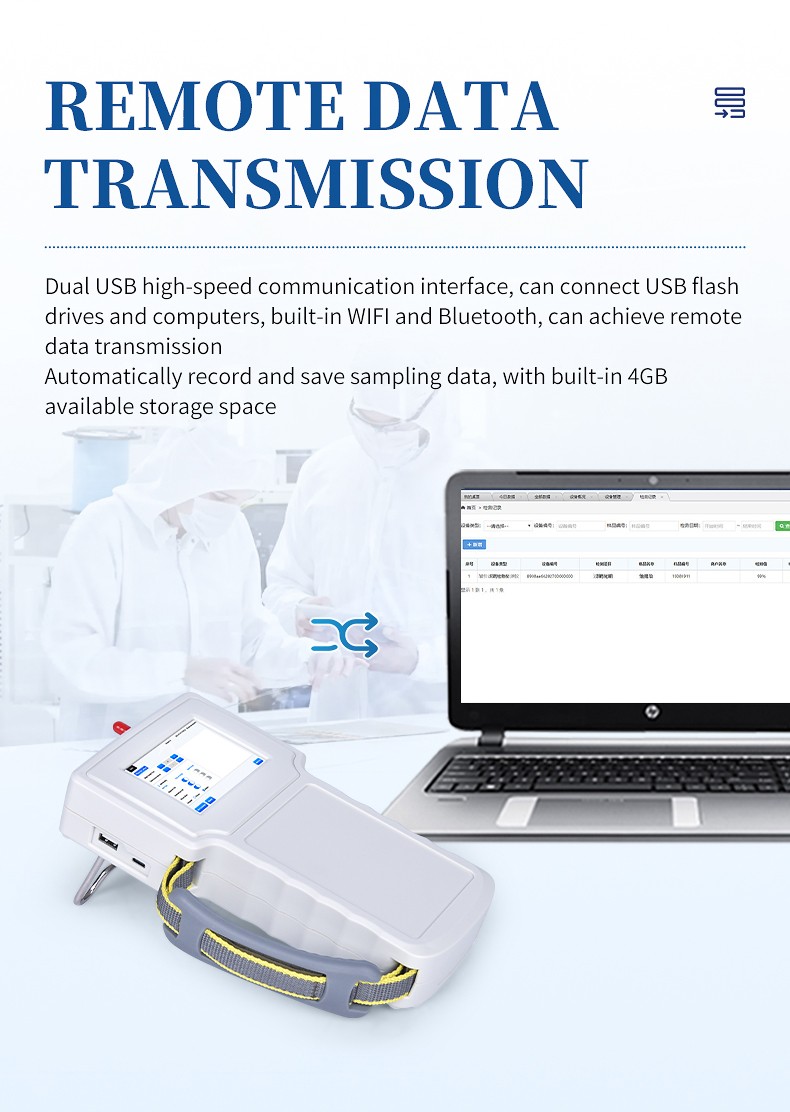 HM-SCL wireless data transfer via WiFi and Bluetooth to LIMS platforms and real-time printer for on-site reports