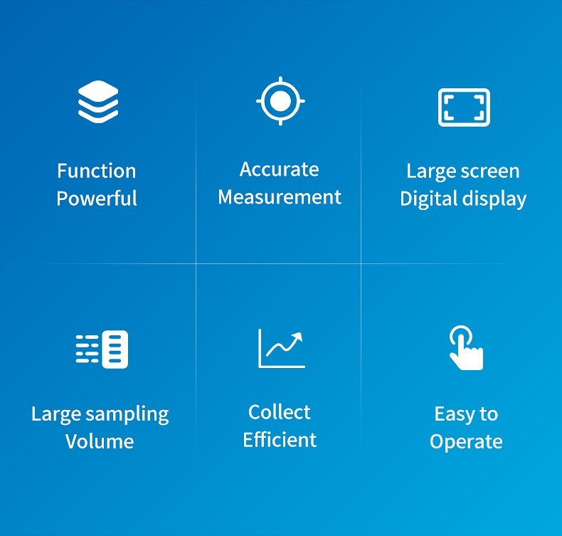 Airborne bacteria sampler measurement and operation features