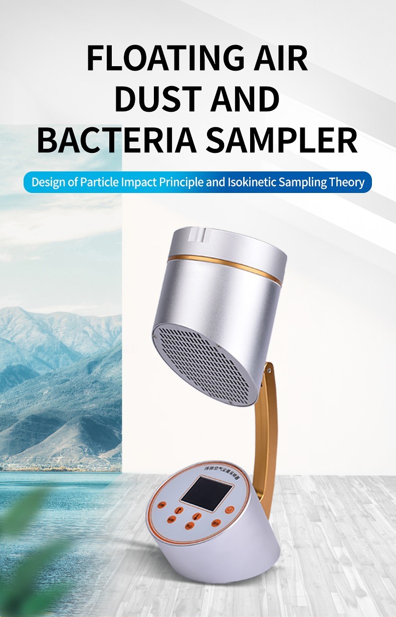 Porous-head airborne bacteria sampler product presentation