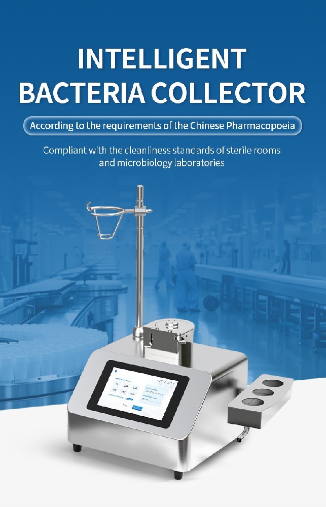 Sterility testing pump with touchscreen and bottle support