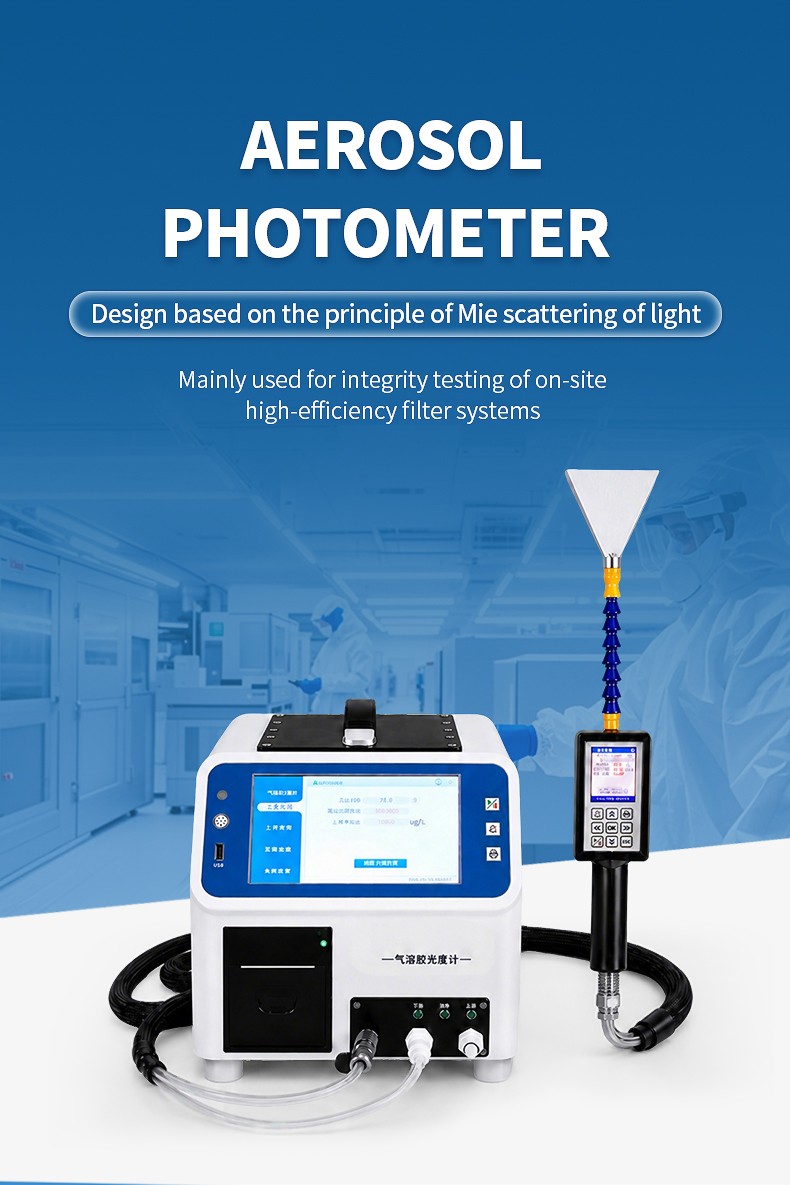 Aerosol photometer and scanning probe product presentation